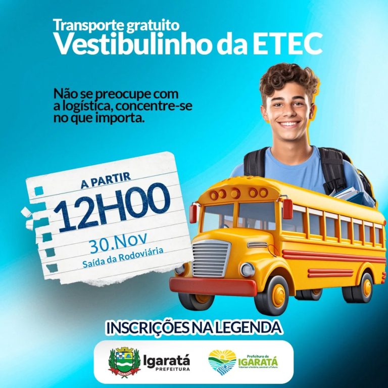 Prefeitura disponibiliza transporte gratuito para o Vestibulinho da Etec wp header logo 4509