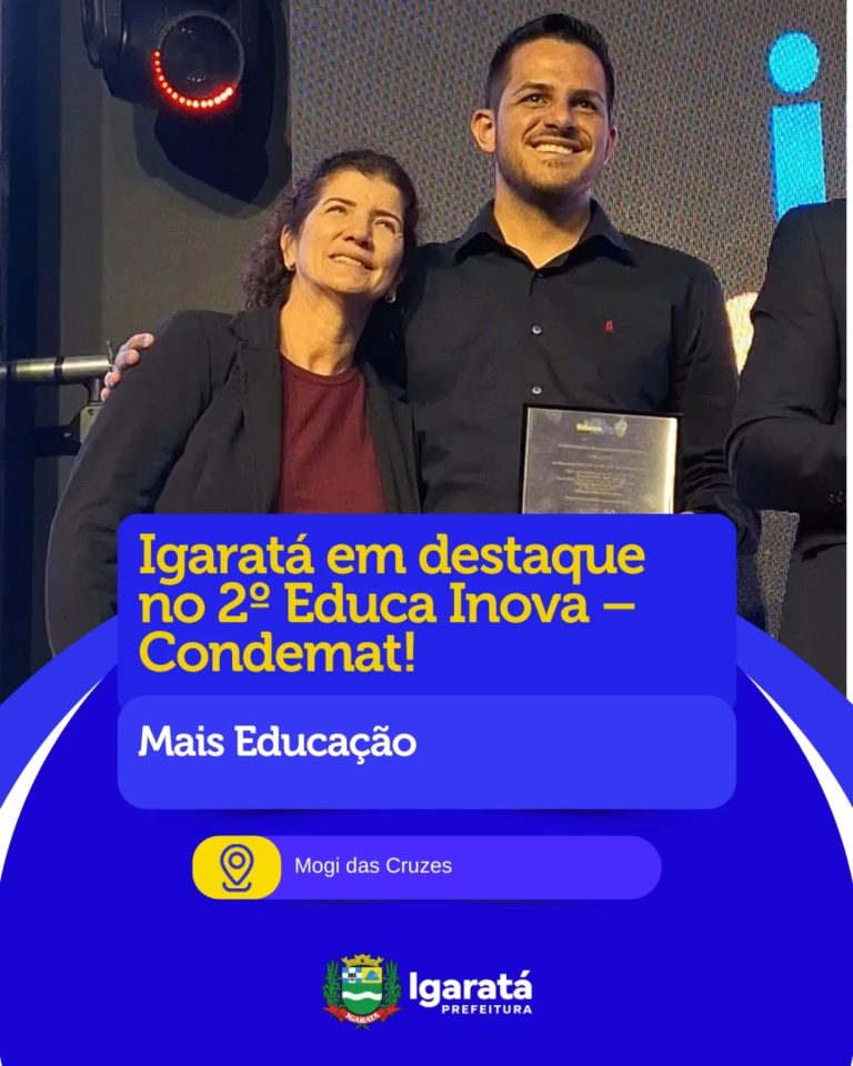 Igaratá é reconhecida no 2º Educa Inova – CONDEMAT wp header logo 1668