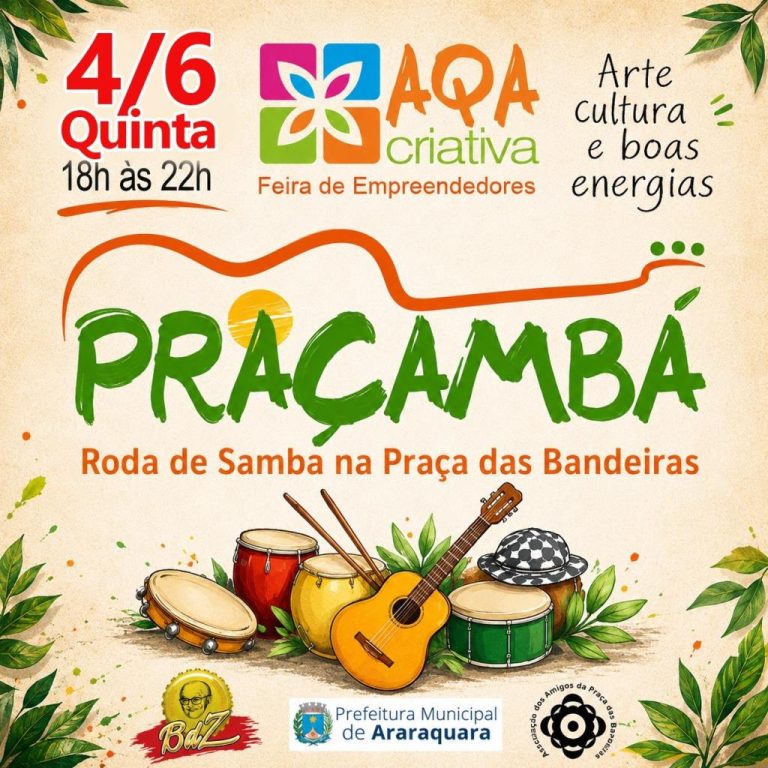 Feriado (4) tem Feira Aqa Criativa com samba na praça wp header logo 69