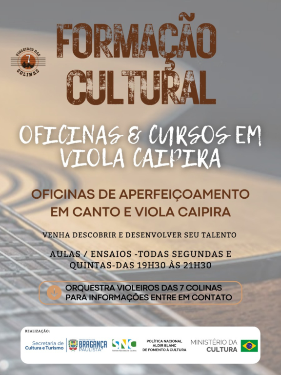 Oficinas gratuitas de Canto e Viola Caipira incentivam formação musical e valorizam a cultura popular no Município wp header logo 2685