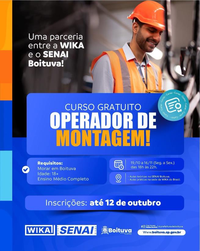 OPORTUNIDADE! CURSO GRATUITO DE OPERADOR DE MONTAGEM ⚙️🏭 wp header logo 2758