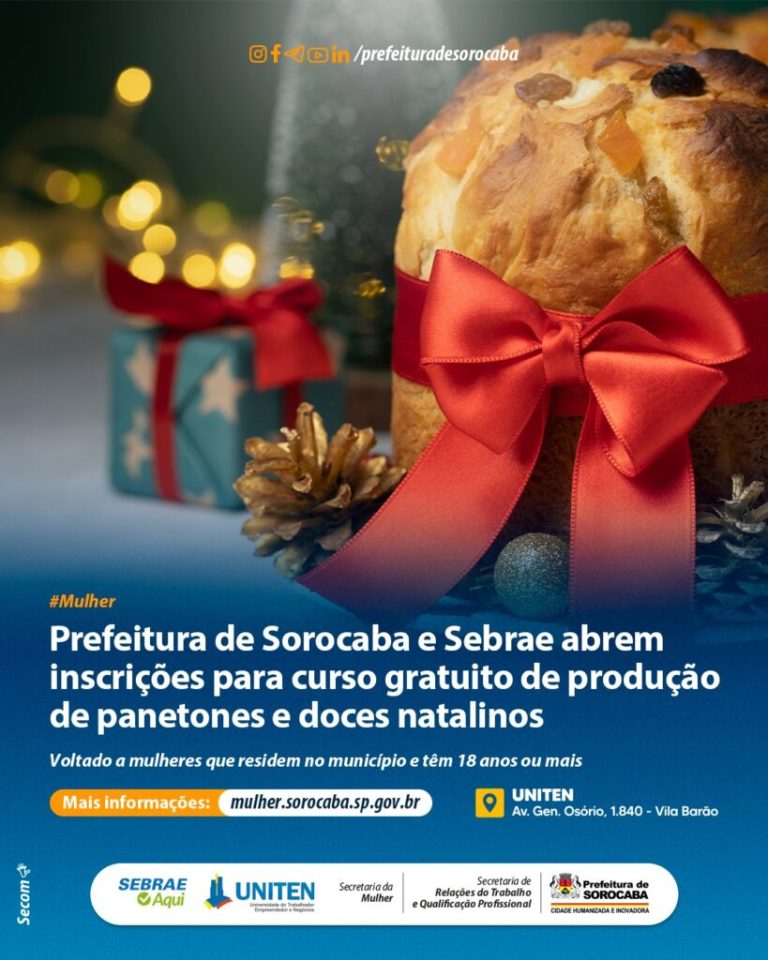 Prefeitura de Sorocaba e Sebrae abrem inscrições para curso gratuito de produção de panetones e doces natalinos wp header logo 3936